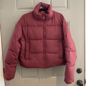 Girlfriend Collective Cropped Puffer Jacket